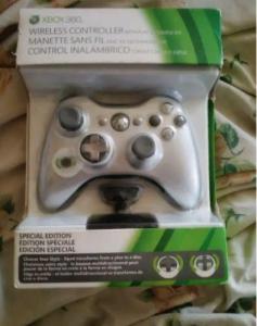 Special Edition Silver Xbox 360 Wireless Controller