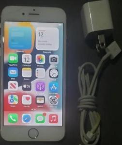 iPhone 6s with charger