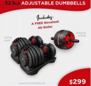 Adjustable Dumbbells and Home Gym Bundles!