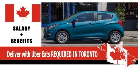 Deliver with Uber Eats REQUIRED IN TORONTO
