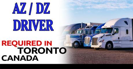 DRIVERS (AZ/DZ) JOB AVAILABLE IN BRAMPTON