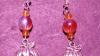 Halloween Gothic beaded Charm Earrings ~Handmade!
