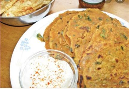 Homemade fresh rotis, phulka, paratha, thepla, puran poli
