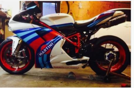 Custom 2011 Ducati 848 Evo Martini Racing Show Bike