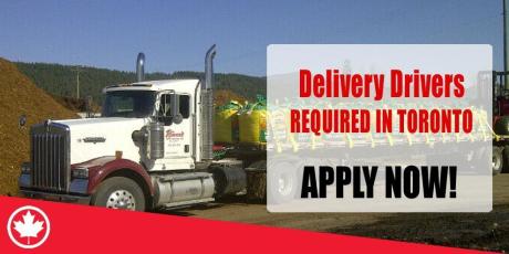 Delivery Drivers REQUIRED IN TORONTO