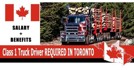 Class 1 Truck Driver REQUIRED IN TORONTO