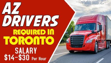 TEAM AZ DRIVERS REQUIRED IN TORONTO