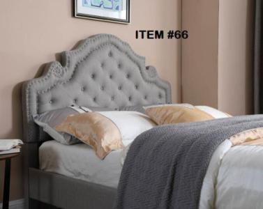 BRAND NEW FABRIC PLATFORM BED