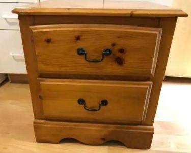 Wood night tables & side end table