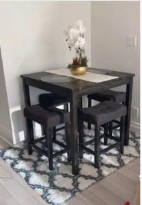Counter height dining table