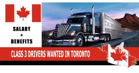 CLASS 3 DRIVERS WANTED IN TORONTO