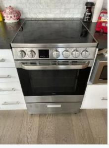 Haier 24" Electric Freestanding Range with Storage Drawer