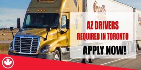 AZ DRIVERS REQUIRE IN TORONTO