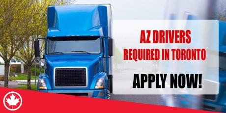 AZ DRIVERS REQUIRED IN TORONTO