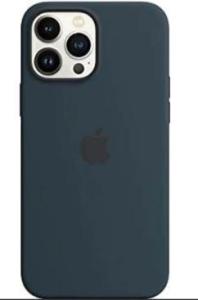 iPhone 13 pro max Silicone Case , Abyss Blue,