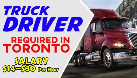 TRUCK DRIVER REQUIRED IN TORONTO