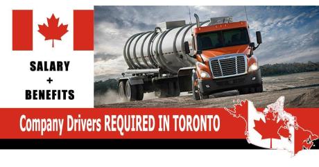 Company Drivers REQUIRED IN TORONTO