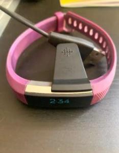 Fitbit Alta Activity Tracker Watch Wristband, barely used mint