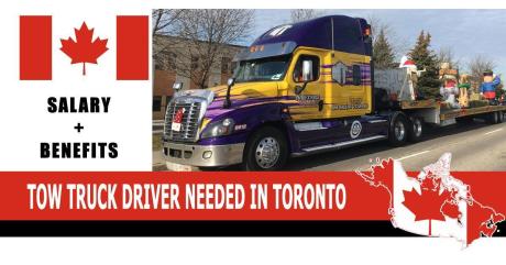 TOW TRUCK DRIVER NEEDED IN TORONTO