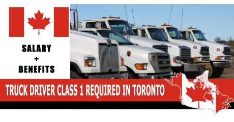 TRUCK DRIVER CLASS 1 REQUIRED IN TORONTO