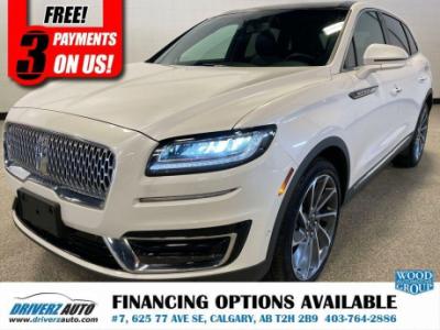 2019 Lincoln Nautilus Reserve HEATED & COOL SEATS, NAVIGATION...