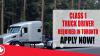 CLASS 1-TRUCK DRIVER REQUIRED IN TORONTO