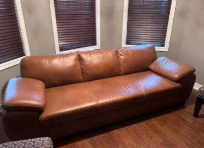 Real Leather Couch