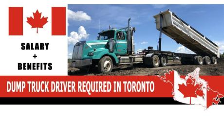 DUMP TRUCK DRIVER REQUIRED IN TORONTO