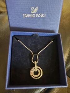 Swarovski Circle Pendant Necklace