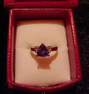 TANZANITE, DIAMOND RING!!!