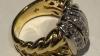 Lady's custom made gold and diamond ring - appraised at $7100