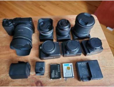 One of the kind Ricoh GXR complete set