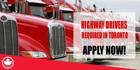 HIGHWAY DRIVERS REQUIRED IN TORONTO