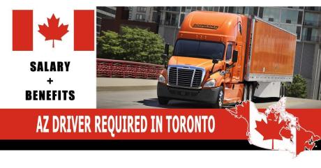 AZ DRIVER REQUIRED IN TORONTO