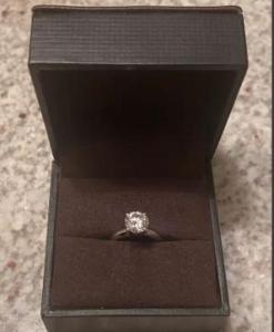 1.08ct diamond ring, excellent cut w/ receipt & GIA report