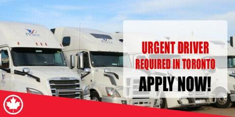 URGENT DRIVER REQUIRED IN TORONTO