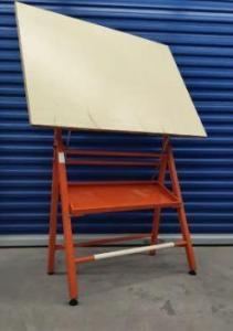 Rare vintage Bieffe Padova Italy drafting table / desk $300