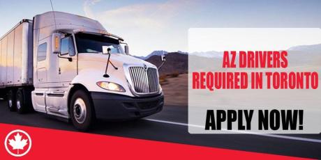 AZ DRIVERS REQUIRED IN TORONTO