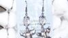 Halloween Gothic beaded Charm Earrings ~Handmade!