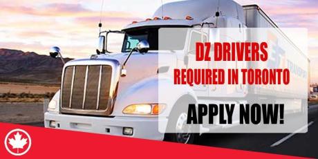 DZ DRIVERS REQUIRE IN TORONTO