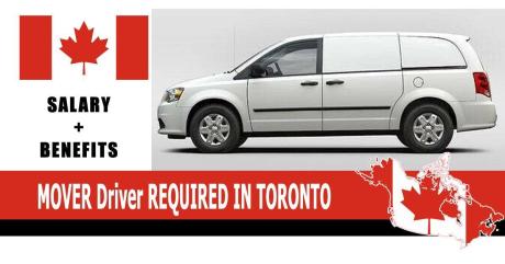 MOVER Driver REQUIRED IN TORONTO