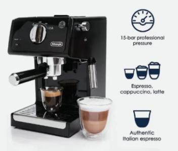 DeLonghi 15 Bar Espresso Machine with Advanced Cappuccino System