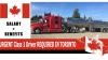 URGENT Class 1 Driver REQUIRED IN TORONTO