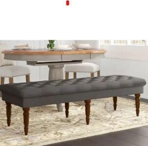 NEW BENCH LONG AND WIDE IN GREY.