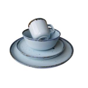 Blue and White Dinner Set – Dishwasher, Microwave & Oven Safe, Canada