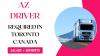 Hiring AZ driver for Canada and USA.