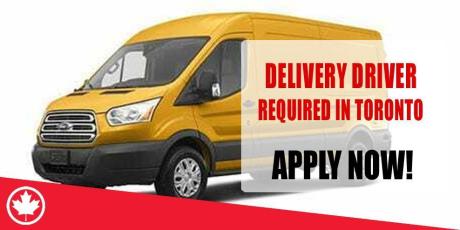 DELIVERY DRIVER REQUIRED IN TORONTO