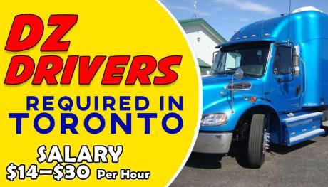 DZ DRIVER REQUIRED IN TORONTO