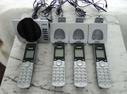 V Tech Portable Phones ( set of 4 )