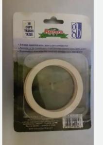 2 new rubber rings for MUSA, SIESTA & KITTY 10-cup espresso pot